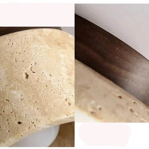 Lustre de Teto Travertino Leme: Elegância Natural para seu Ambiente