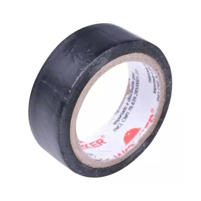 Fita Isolante Antichama Profissional Preta 19mm x 5m