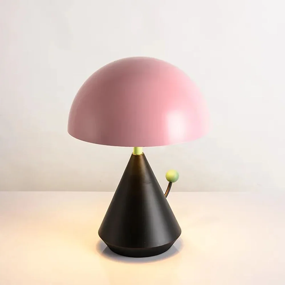 Abajur de Mesa Colorido Bivolt com Design Moderno para Decoração