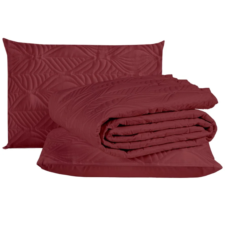 Cobre Leito Queen 3 Peças Dupla Face Matelado Leve