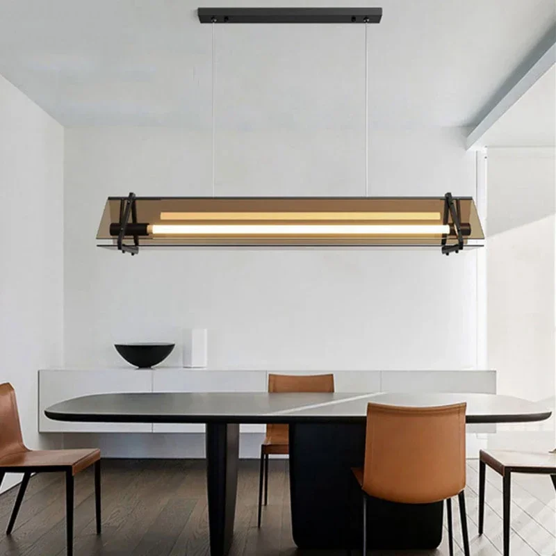 Pendente de Vidro Âmbar Design Exclusivo