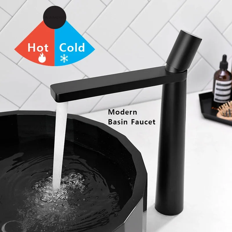 Torneira monocomando linear para banheiro e lavabo em aço inoxidável
