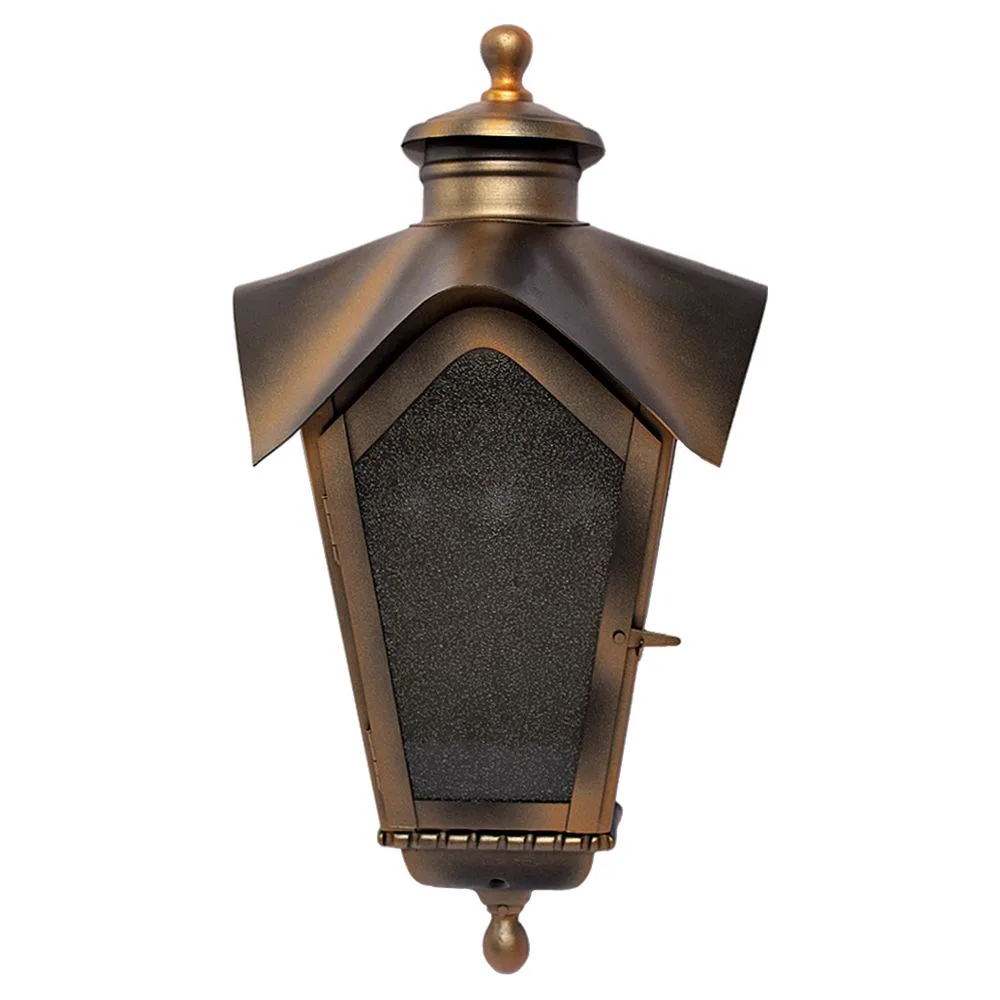 Arandela Colonial Retro Ferro Cobre 52cm para Área Externa E27