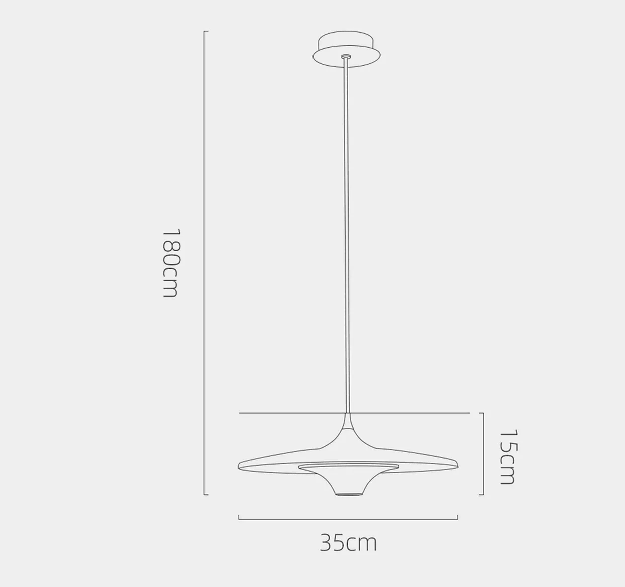 Pendente Capri com LED Integrado: Iluminação Aconchegante e Design Moderno