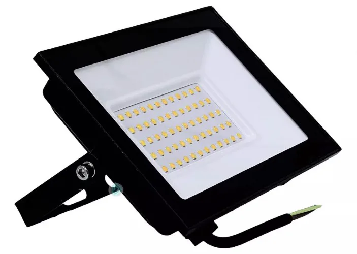 Kit 5 Refletores LED 200W Branco Quente para Ambientes Aconchegantes