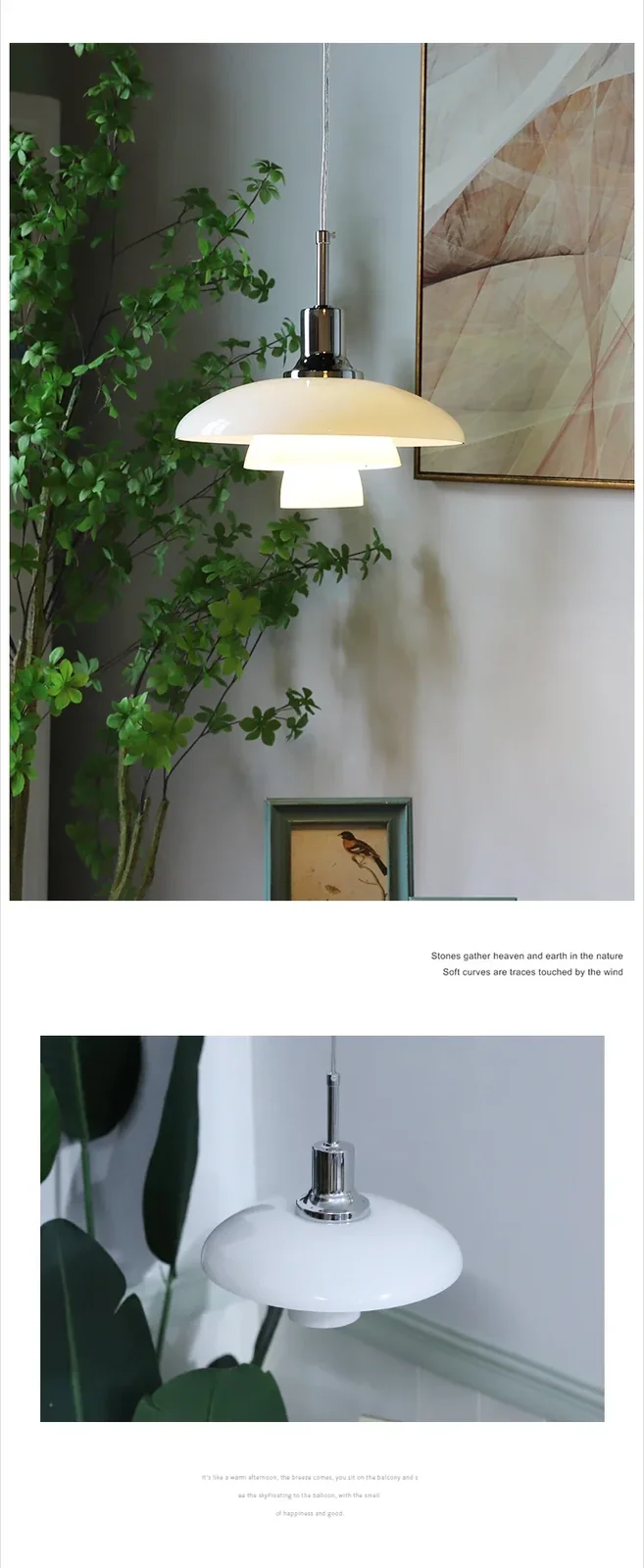 Pendente Linari: Elegância e Luz Difusa para Seu Ambiente