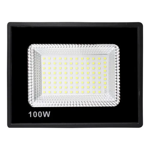 Refletor LED 100W com Sensor de Presença e Fotocélula Branco Frio