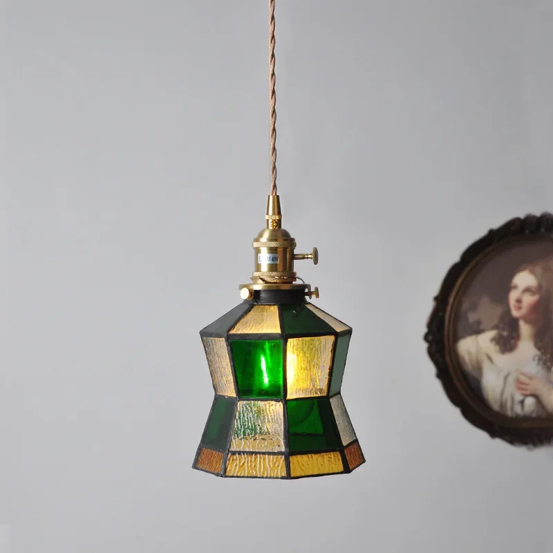 Pendente Vidro e Metal Industrial Retrô Elegante