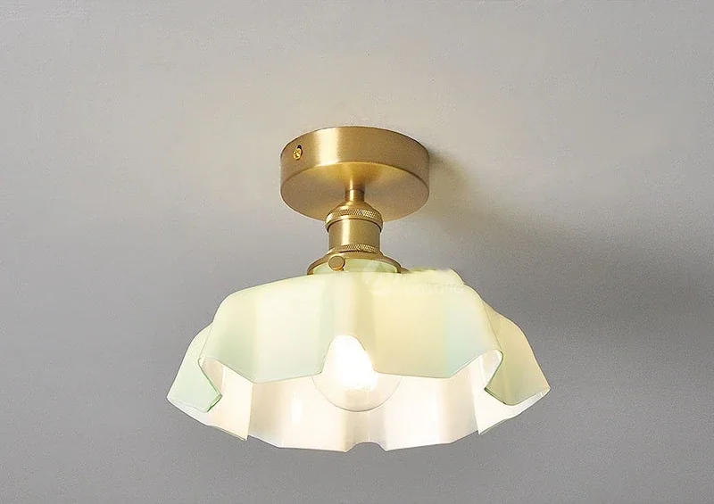 Lustre Pendente Lisbela Vintage Branco Leitoso para Teto