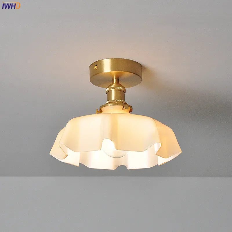 Lustre Pendente Lisbela Vintage Branco Leitoso para Teto
