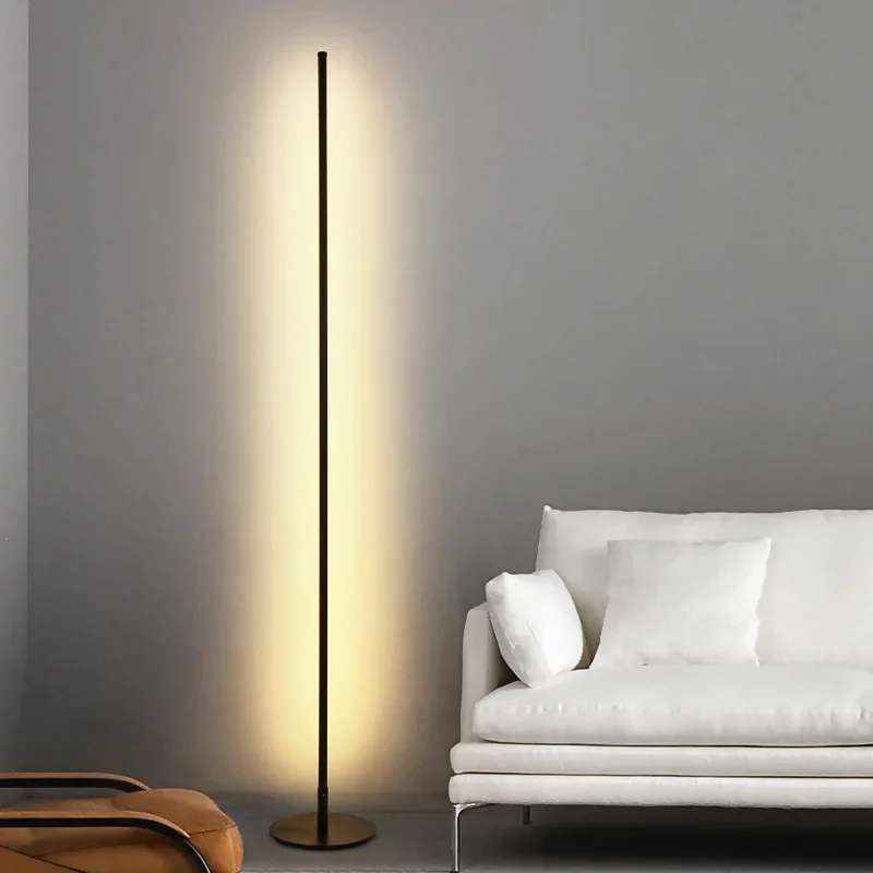 Coluna LED Linear Minimalista em Alumínio