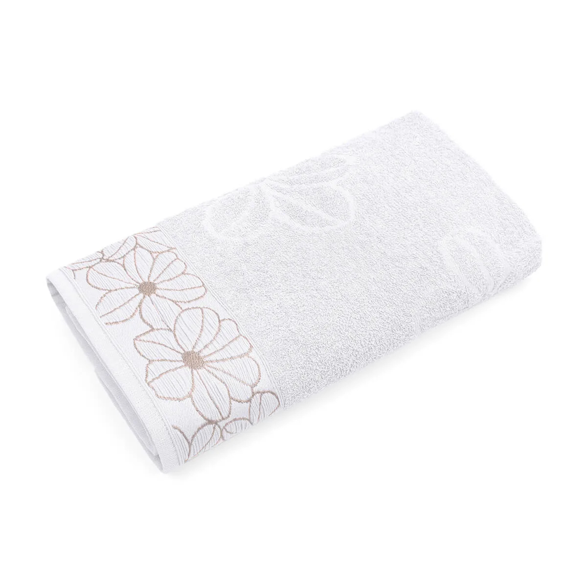 Toalha de Banho Jacquard 100% Algodão 420g/m² 70x140cm Relevo
