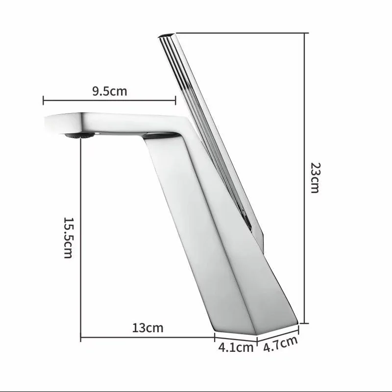 Torneira monocomando guindaste para banheiro e lavabo em aço inox