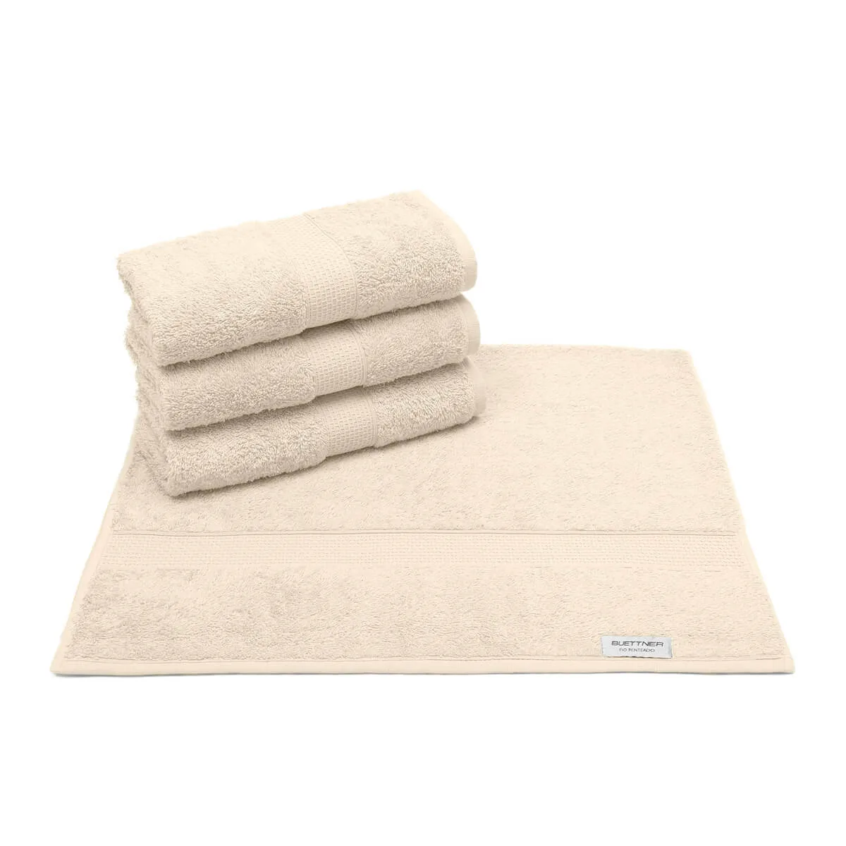 Kit 4 Toalhas de Rosto 100% Algodão 500g/m² 50cm x 80cm Alta Absorção
