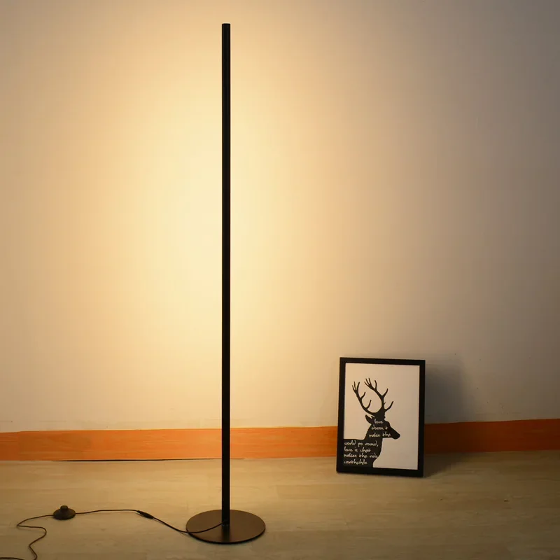 Luminária de Chão Coluna Tubular LED Alumínio
