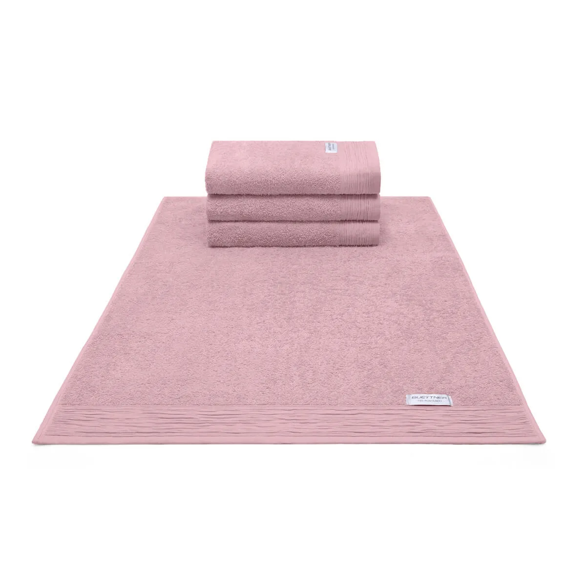 Kit 4 Toalhas de Rosto Algodão 460g/m² 50x80cm com Toque Macio e Barra Decorada
