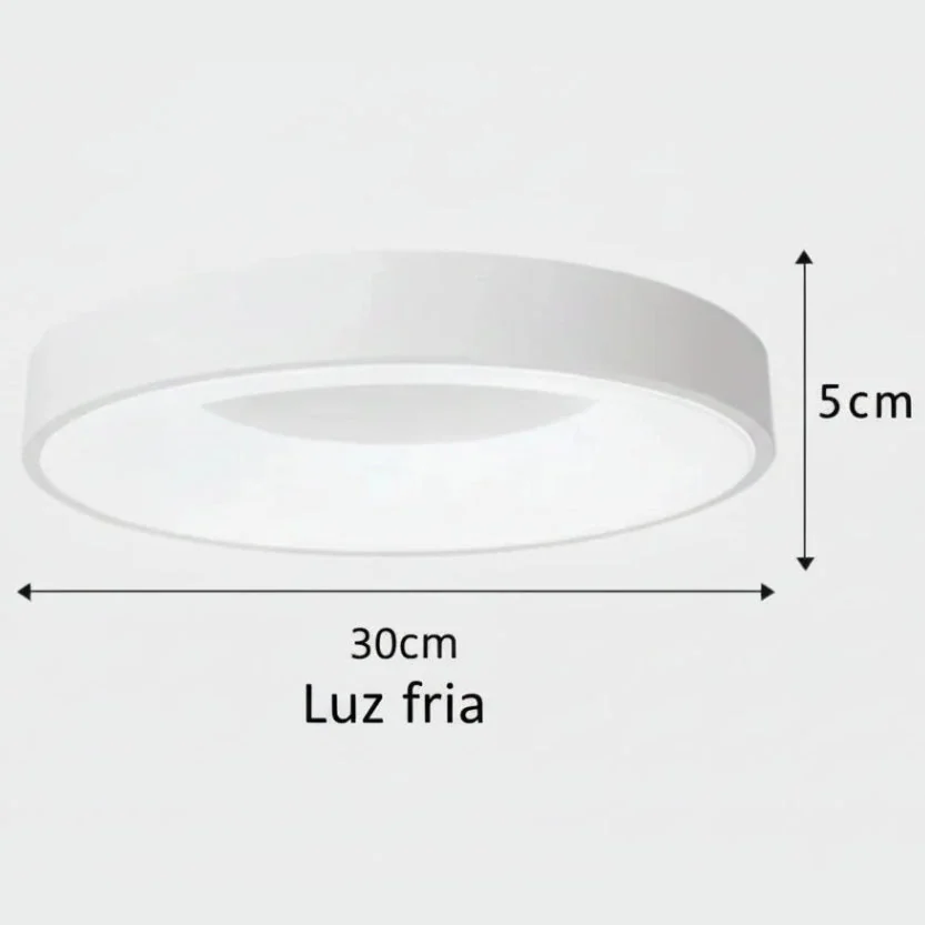 Plafon Luminária de Teto LED Bianes – Design Moderno e Discreto