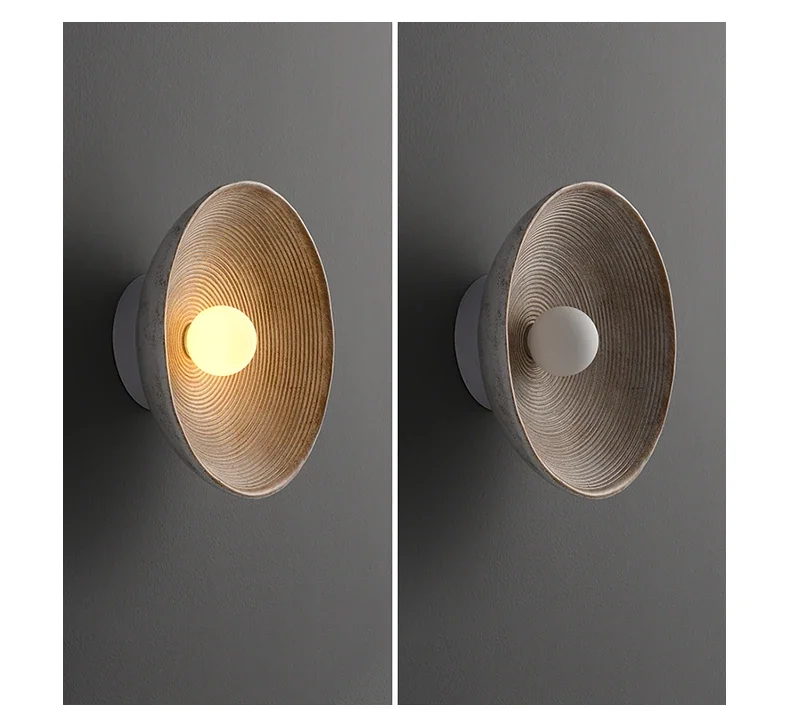 Arandela Decorativa Litta de Resina - Iluminação Aconchegante