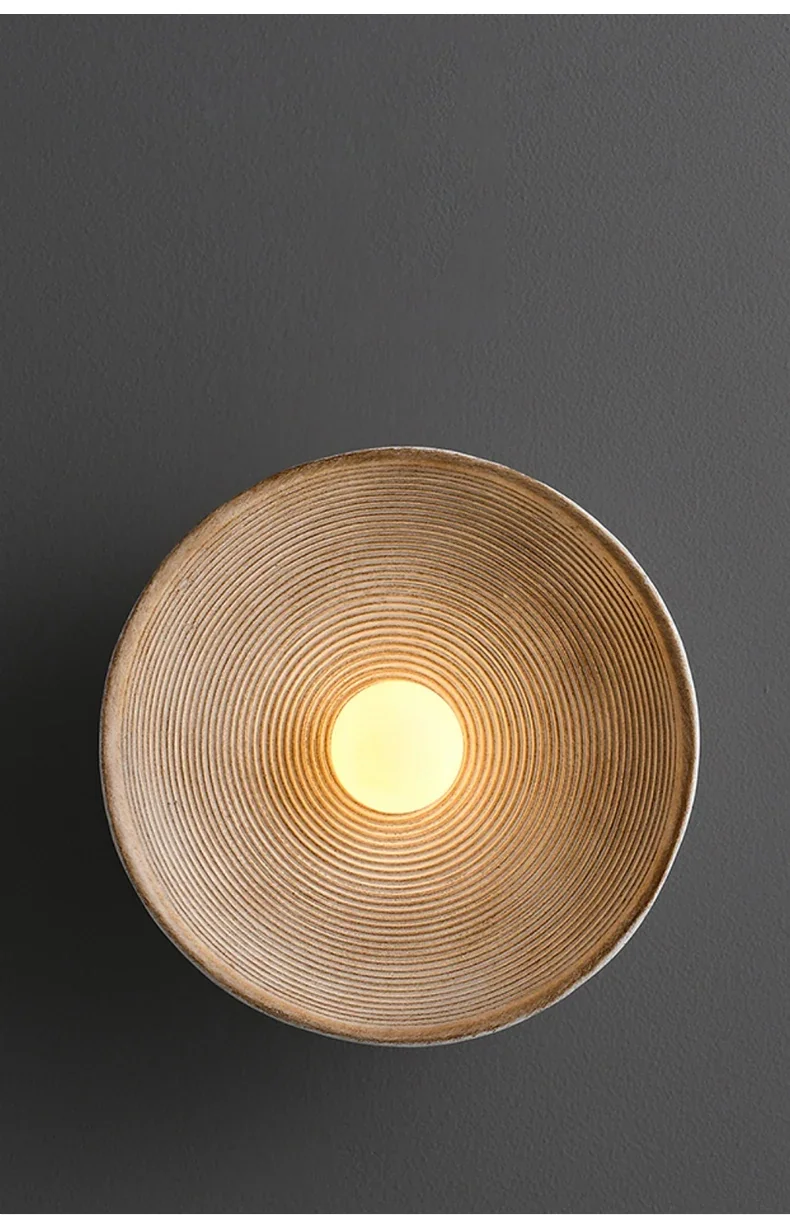 Arandela Decorativa Litta de Resina - Iluminação Aconchegante