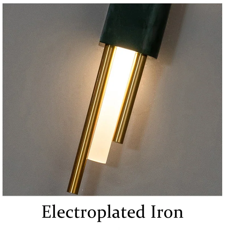 Arandela de Parede LED Bivolt com Design Mármore Moderno