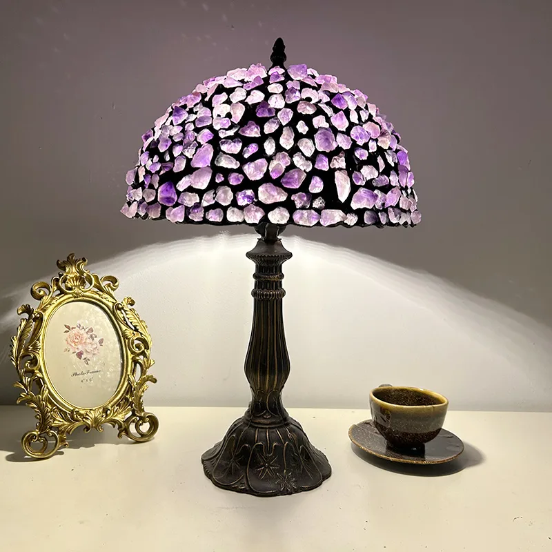 Abajur de Chão Tiffany 12" Vitral Clássico — Vitral Artesanal