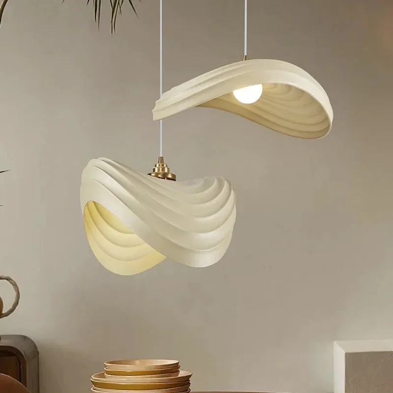 Pendente Wabi-Sabi Metal e Resina Com Dimmer