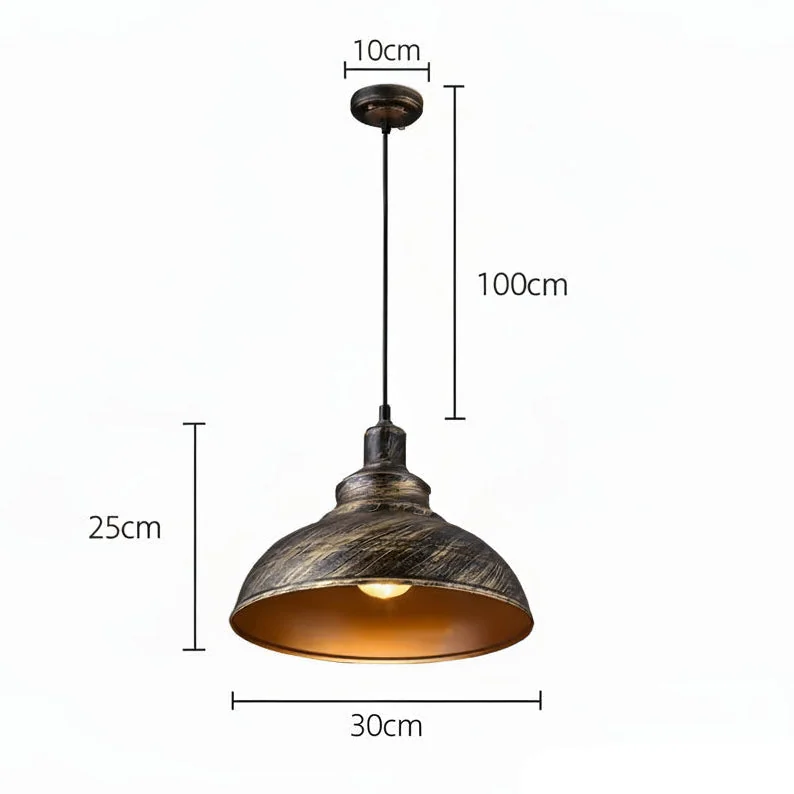 Pendente Industrial Retro Strong para Cozinha e Sala de Jantar