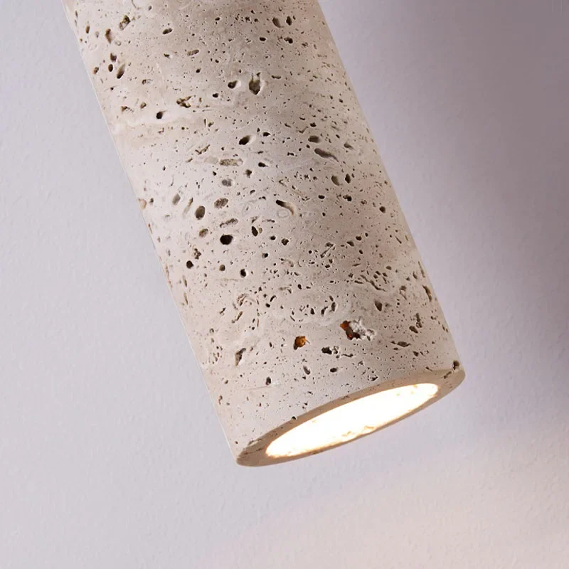 Pendente de Travertino Thalia: Elegância Natural para Sua Iluminação