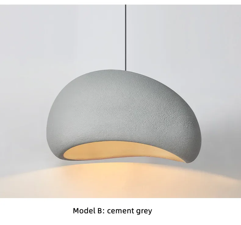 Pendente orgânico Wabi Sabi: Estilo moderno e retro para seu ambiente