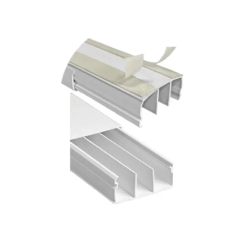 Canaleta Organizadora de Cabos com Divisória 16x40mm Branca