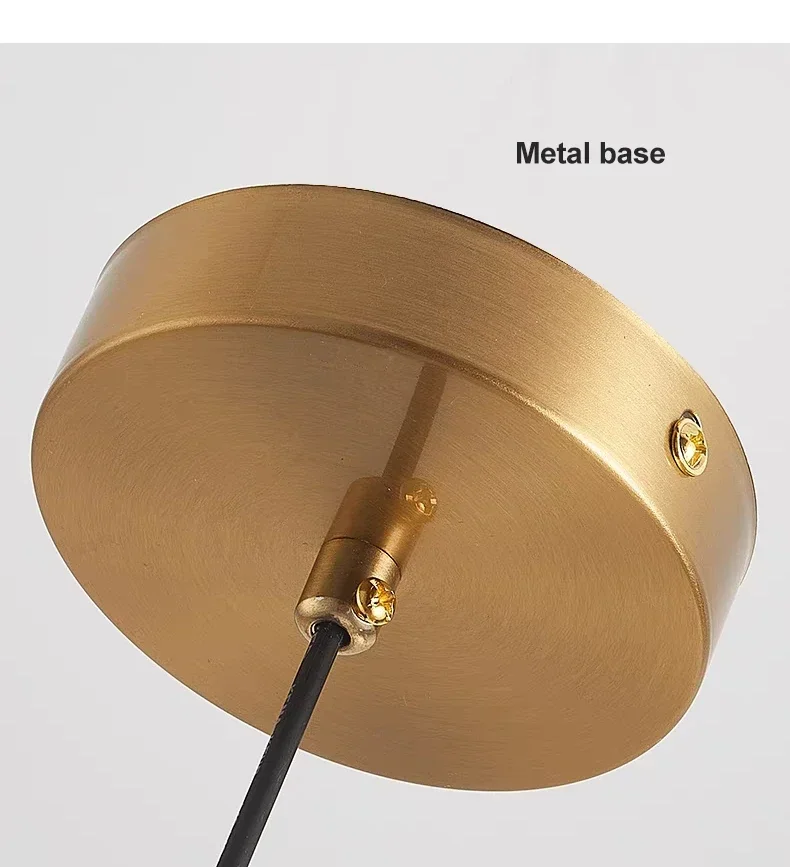 Pendente de teto moderno em travertino com luz difusa G9