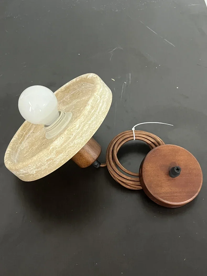 Pendente de Pedra Travertino Elise - Charme e Naturalidade
