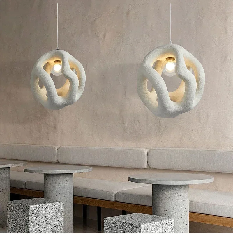 Pendente Wabi Sabi em Resina Design Orgânico