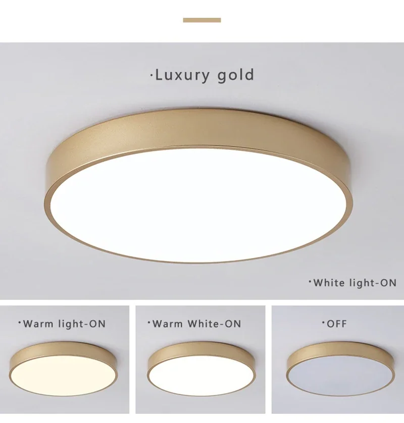 Lustre Plafon de Sobrepor Elana para Teto – Metal e Acrílico
