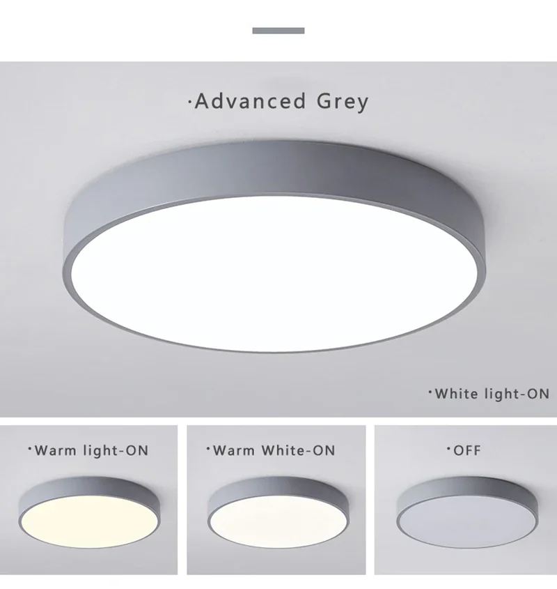 Lustre Plafon de Sobrepor Elana para Teto – Metal e Acrílico