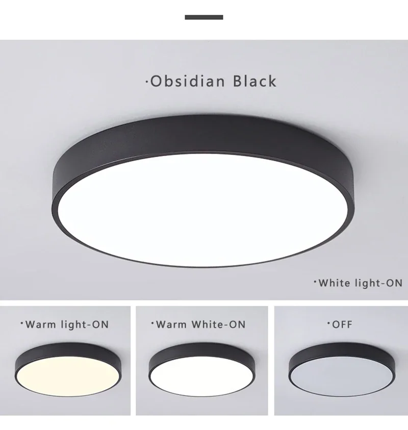 Lustre Plafon de Sobrepor Elana para Teto – Metal e Acrílico