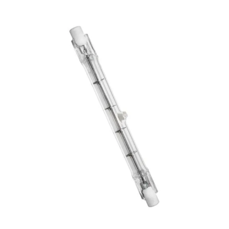 Lâmpada Halógena Palito R7s 300W 127V Luz Branca Morna
