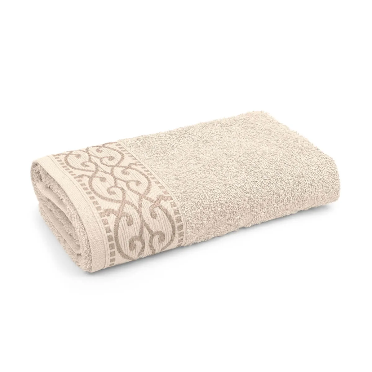 Toalha de Rosto Algodão 420g/m² Jacquard 50cm x 70cm Tinto