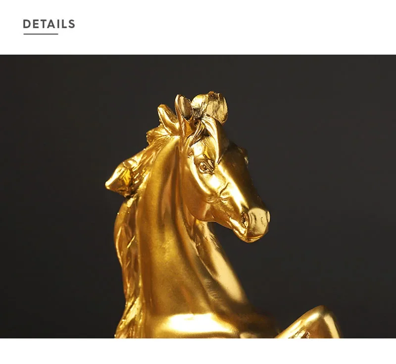 Escultura Cavalo em Resina Porta Garrafa Decorativo Elegante