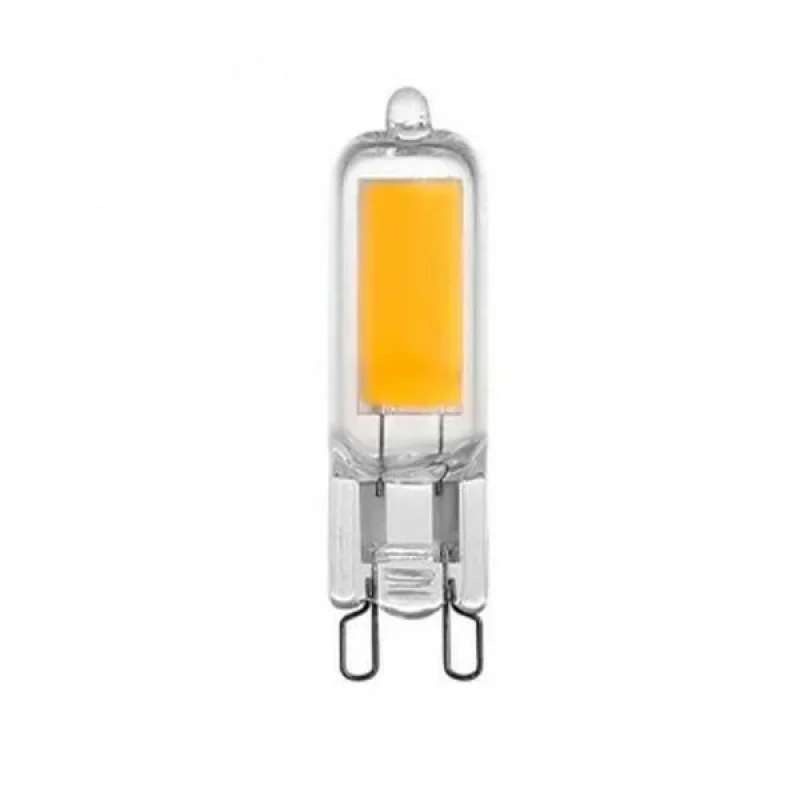 Lâmpada LED G9 3W Quente 2200K - Toque Dourado para Lustres
