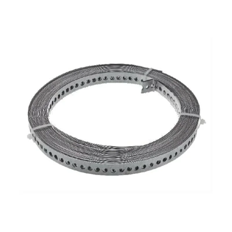 Fita Aço Perfurada Estrutural 17mm x 30m Galvanizada