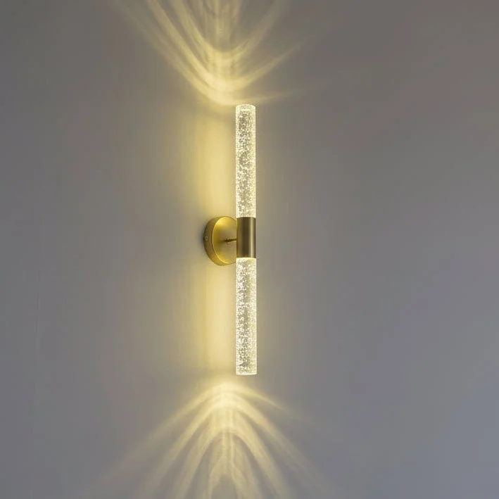 Arandela de Parede Bastão LED Diamond Cilíndrica Decorativa