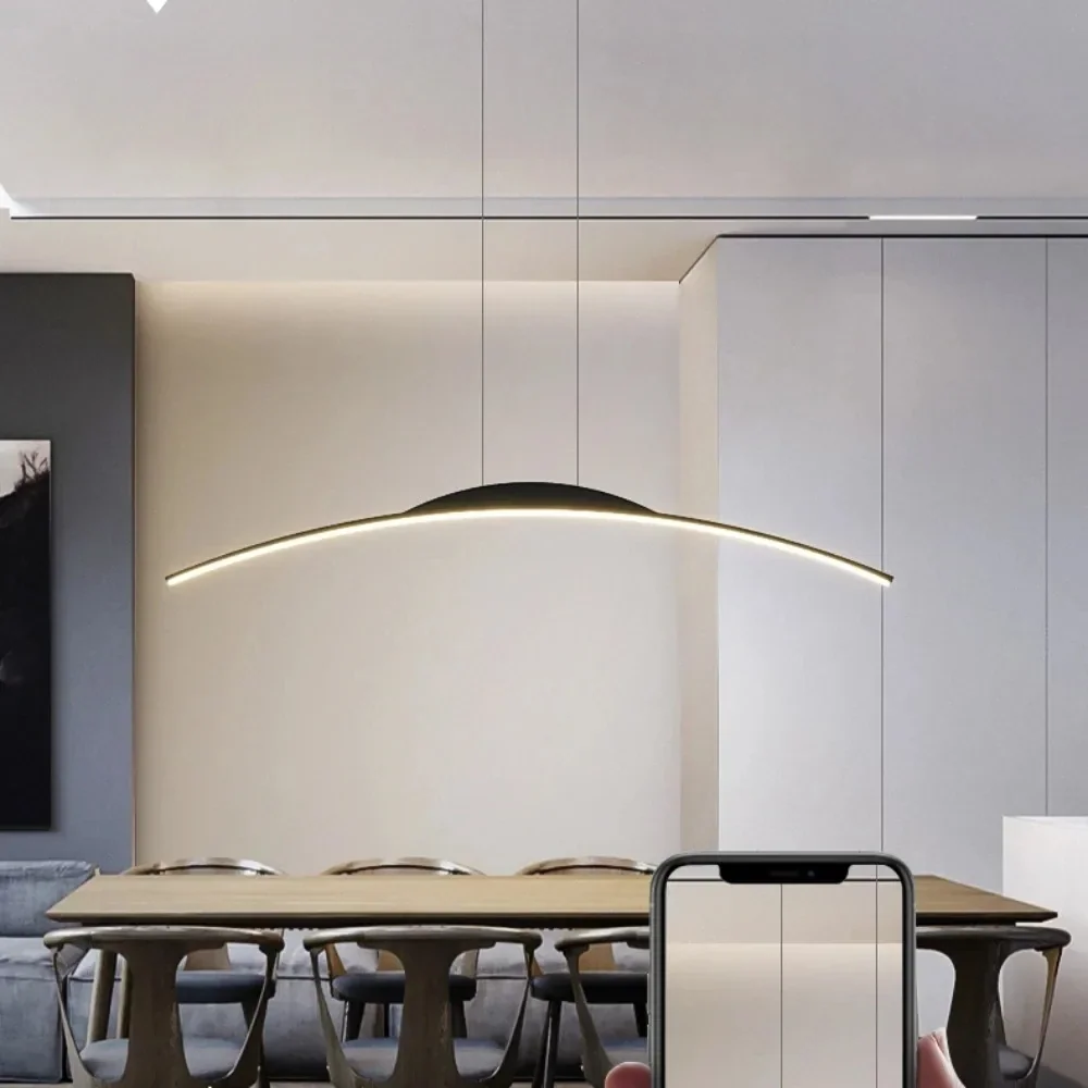 Pendente de LED Maldivas com Controle e Dimmer - Estilo Moderno
