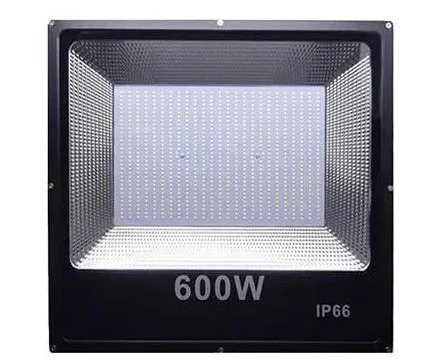 Refletor LED Industrial 600W Branco Frio para Áreas Amplas