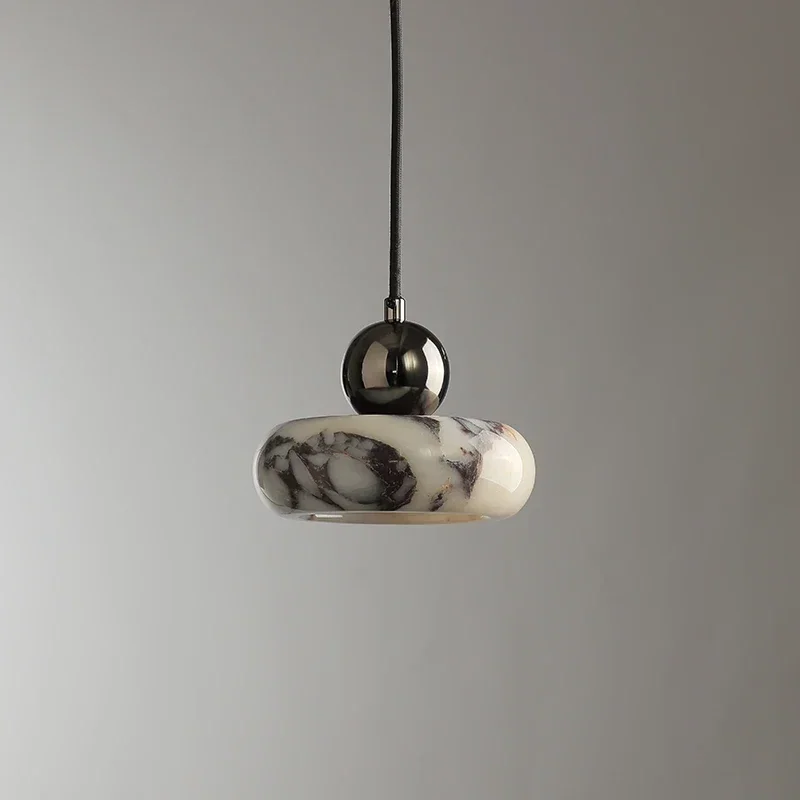 Pendente Alessa de Mármore e Metal - Sofisticação e Design Moderno