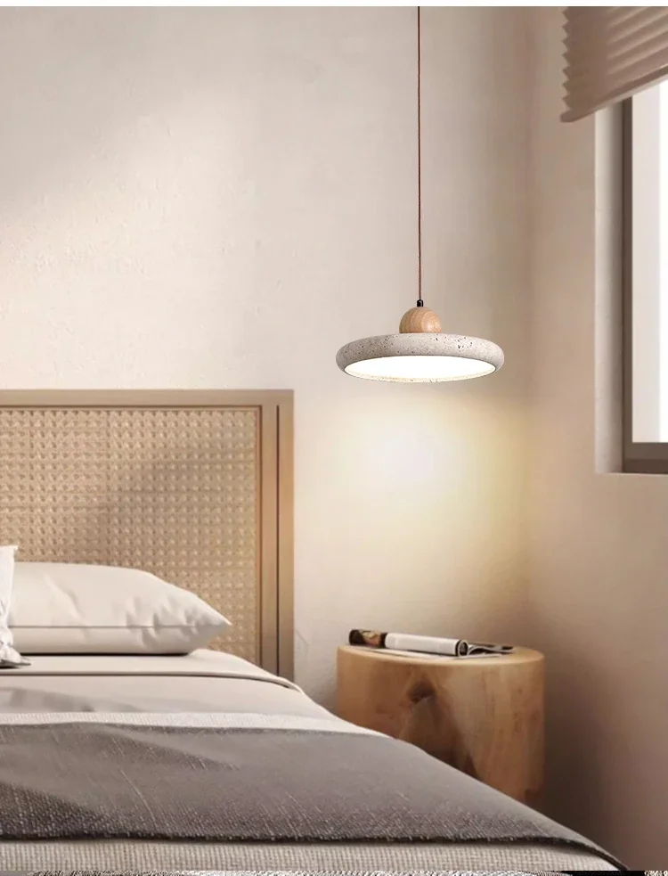 Pendente de Pedra Travertino - Design Natural e Elegante