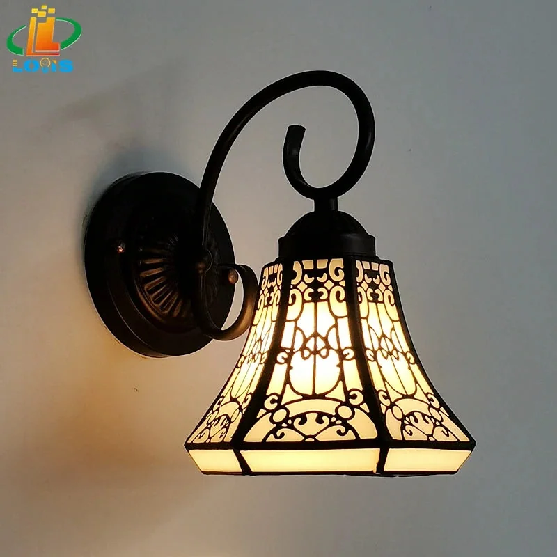 Arandela Tiffany Vitral Londres para Quarto e Sala
