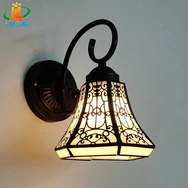 Arandela Tiffany Vitral Londres para Quarto e Sala